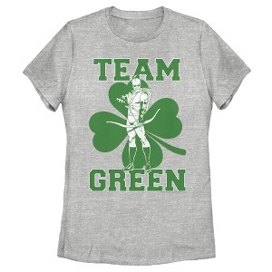 Women's Justice League St. Patrick's Day Green Arrow Team Green T-Shirt - 1 of 4