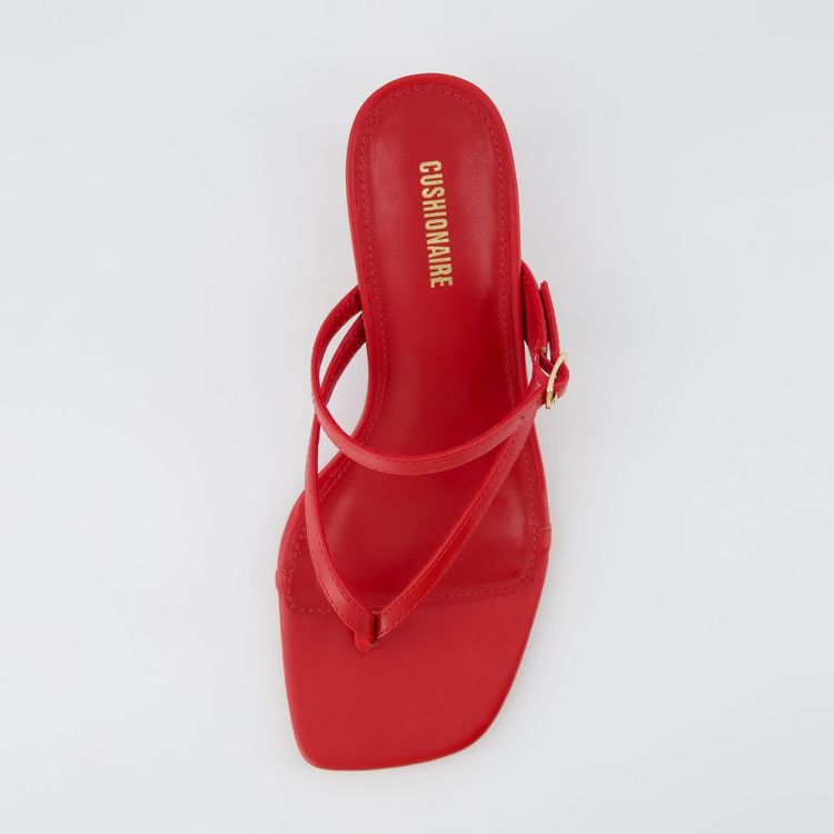 CUSHIONAIRE Women's Madrid Strappy Kitten Heel Sandals +Memory Foam, Wide Widths Available, 6 of 6
