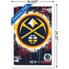 Trends International NBA Denver Nuggets - Maximalist Logo 23 Framed Wall Poster Prints - 3 of 4