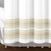 72"x72" Breezy Chic Tassel Jacquard Eco-Friendly Recycled Cotton Shower Curtain Natural - Lush Décor - 4 of 4