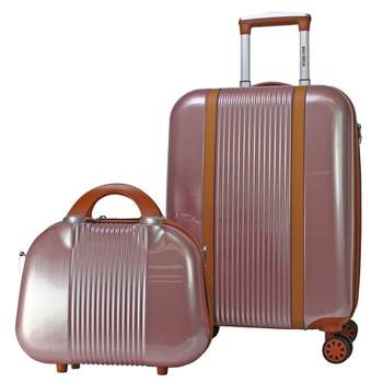 Chariot Gatsby 2-Piece Hardside Carry-On Spinner Luggage Set - Ivory 