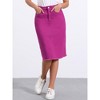 INSPIRE CHIC Women's Casual High Waist Back Slit Short Denim Skirts - 4 of 4