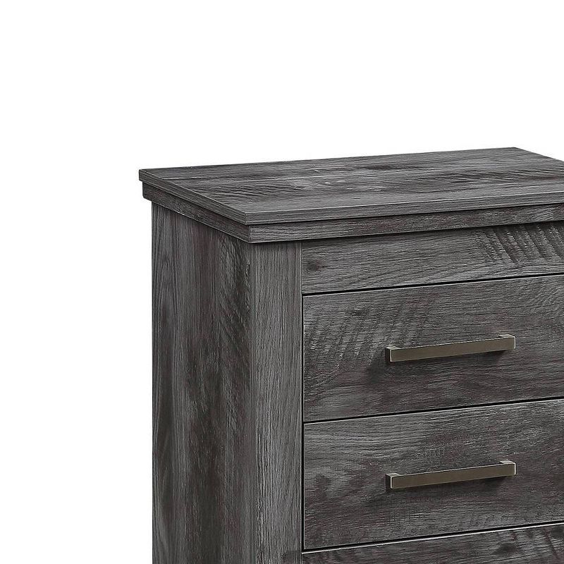 21&#34; Vidalia Nightstand Rustic Gray Oak - Acme Furniture, 4 of 7