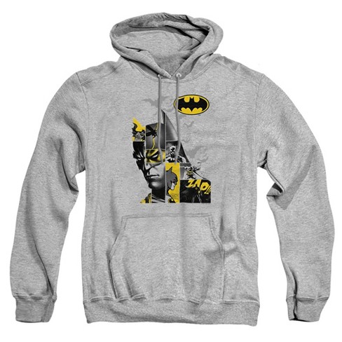 Batman Long Live Unisex Adult Pull Over Heather Hoodie 2X Large Athletic Heather