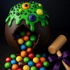 Sassy Little Southern Breakable Chocolate Halloween Cauldron – Candy-Filled Smash Gift with Mallet and Bow - 2 of 2
