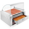 Olde Midway Electric Hot Dog Roller Grill Machine with Bun Warmer, Commercial Grade - 3 of 4