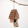 12.5"H Sullivans Copper Shingled Birdhouse, Natural - 4 of 4