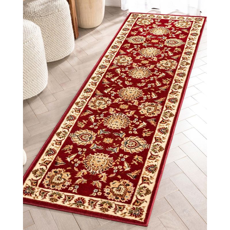 Well Woven Sultan Sarouk Oriental Persian Floral Formal Traditional Modern Classic Thick Soft Area Rug, 3 of 10