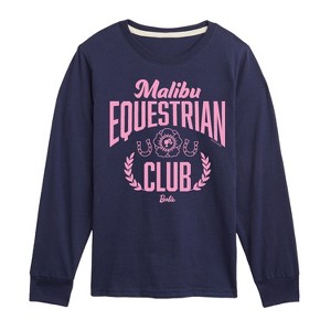 Boys' - Barbie - Malibu Equestrian Club Long Sleeve Graphic T-Shirt - 1 of 3