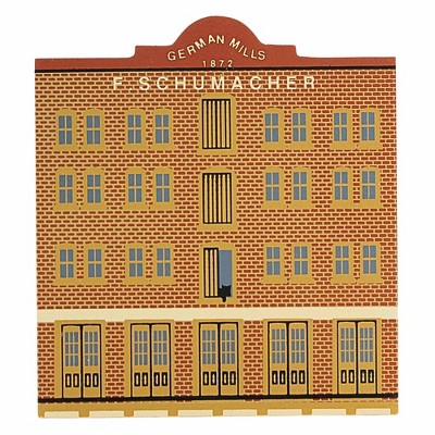 Cat's Meow Village 5.0 Inch Schumacher Mill Market Street Retired Village Buildings