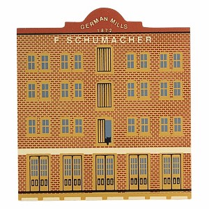 Cat's Meow Village 5.0 Inch Schumacher Mill Everyday Building , Market Street Retired (1PC) - 1 of 4