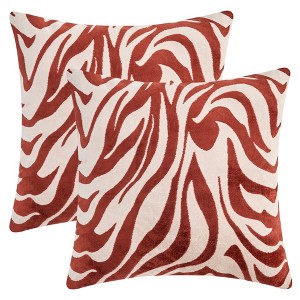 REGALWOVEN Tie Dye Decorative Throw Pillow Covers for Sofa Bed Living Room 18 x 18 Inch 2 Pcs - 1 of 4
