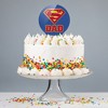 Superman Super Dad Shield Logo Acrylic Cake Topper - 4 of 4