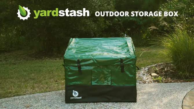 YardStash All Weather Outdoor Storage Box, Heavy Duty, Waterproof Storage Cabinet for Deck & Shed, 2 of 6, play video