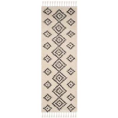 Moroccan Fringe Shag 200 MFG246 Power Loomed Indoor Rug - Safavieh