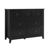 Coucheta 7 Chest of Drawer Dresser, Modern Storage Cabinet with 7 Drawers, Wood Organizer TV Stand, Bedroom, Living Room, Entryway - 2 of 4