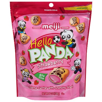 Hello Panda Bars Strawberry Stand Up Bag - 7oz