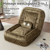 DOMETOUR Upholstered Human Dog Bed for Adult & Pets, with 5 Adjustable Position &Massage Pillow, Bean Bag Floor Sofa with 2 Soft Pillows - 2 of 4
