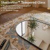57"x22"  Full Length Mirror, Wall Mirrors Hanging or Leaning Arched-Top Full Body Mirror with Stand for Bedroom, Dressing Room, Black - 2 of 4