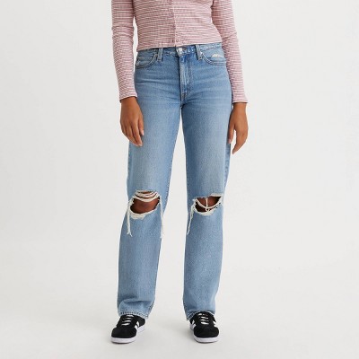 Levi's® Women's Mid-rise '94 Baggy Jeans - Caution Hot Pants 25 : Target