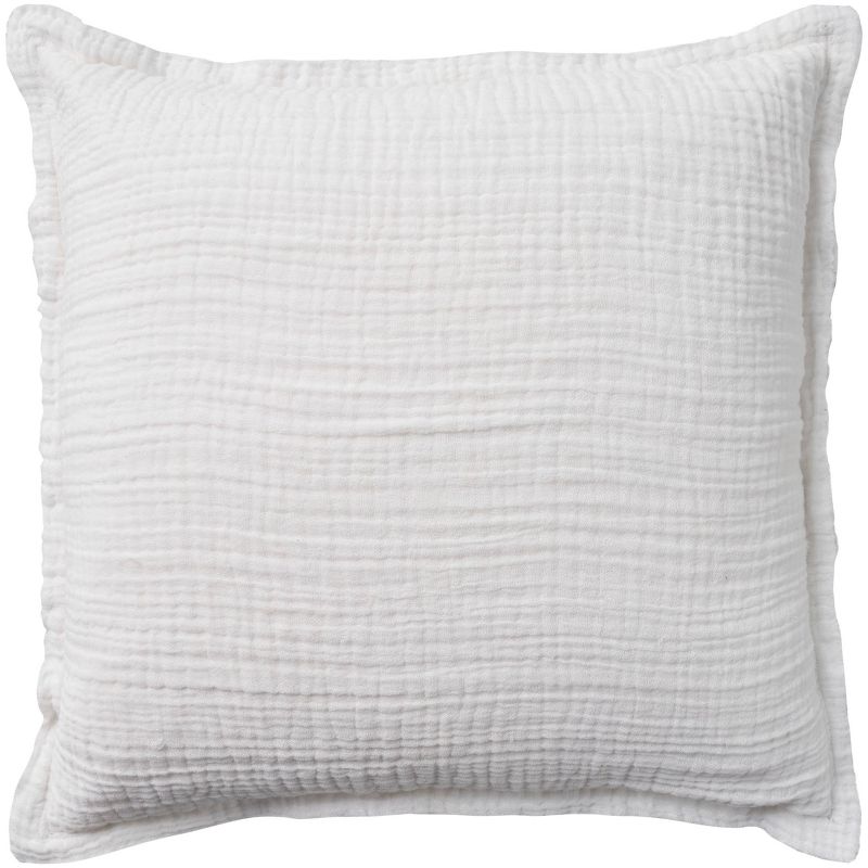 20"x20" Oversize Sofia Four Layer Muslin Square Throw Pillow Cover - Mina Victory, 3 of 11