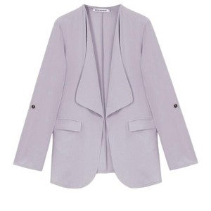 Clearlove Womens Blazer Jackets Roll Up Long Sleeve Open Front Loose Business Casual Coats with Pockets - 1 of 4