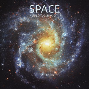 2026 Square Wall Calendar, Outer Space, 16-Month Natural World Theme with 180 Reminder Stickers (12x12 In) - 1 of 4