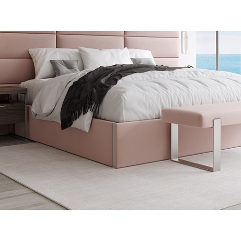 Blush bed deals frame queen