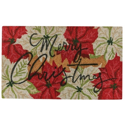 Park Designs Poinsettia Pine Doormat 1'6''x2'6''