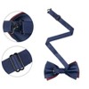 INSPIRE CHIC Men's Two Color Layered Adjustable Solid Color Bow Ties - 2 of 4