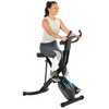 Exerpeutic 975 Xls Bluetooth Folding Upright Exercise Bike Black