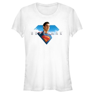 Juniors Superman Hero Portrait T Shirt - 1 of 2