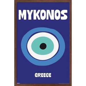 Trends International Reinders: Destinations - Destination Mykonos Framed Wall Poster Prints - 1 of 4