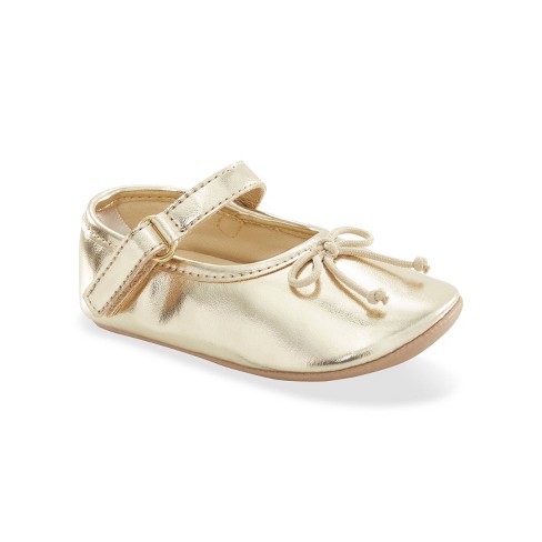 Infant girl gold shoes on sale