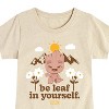 Girls' - Marvel - Guardians of the Galaxy Be Leaf In Yourself Fitted Short Sleeve Graphic T-Shirt - 2 of 4