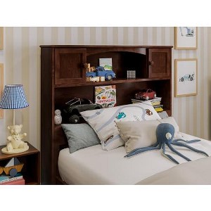 AFI Furnishings Newport Twin Headboard with Turbo Charger in Walnut - 1 of 4