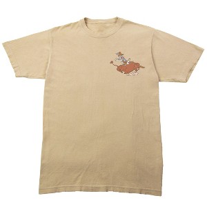 Looney Tunes Bugs Bunny Riding Bull Adult Pelican Crew Neck Short Sleeve T-shirt - 1 of 4