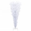 vidaXL Upside-Down Christmas Tree, Unique Artificial Holiday Decor- White, Durable Steel Stand, Realistic Bushy Design - 5 Ft Height, 3 ft Width - 2 of 4