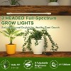7-Tier Plant Stand with Grow Lights - Tall Metal Indoor Plant Shelf with Hanging Hooks, Multi-Level Display Rack for Plants, Books & Decor - 4 of 4