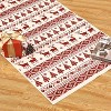 GustoWave Snowflake Christmas Holiday Decorative Area Rug for Bedroom Living Room, White - 3 of 4