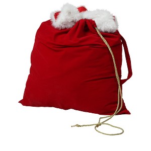 HalloweenCostumes.com    Deluxe Santa Sack, Red - 1 of 4