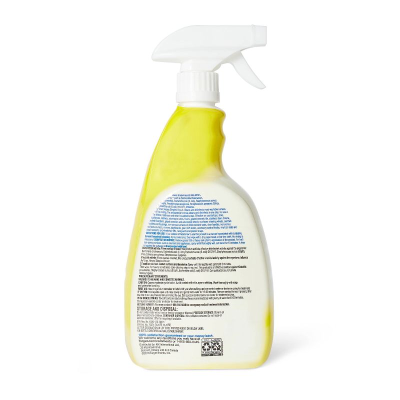 Lemon Household Cleaner &#38; Disinfectant - 32 fl oz - up &#38; up&#8482;, 2 of 6