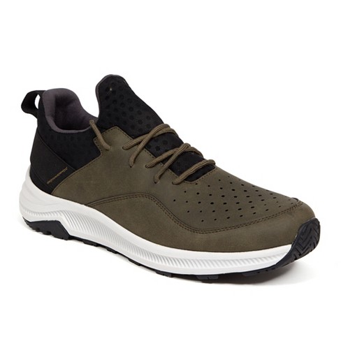 Deer Stags Men's Contour Water-repellant Fashion Sneaker - Olive/black ...