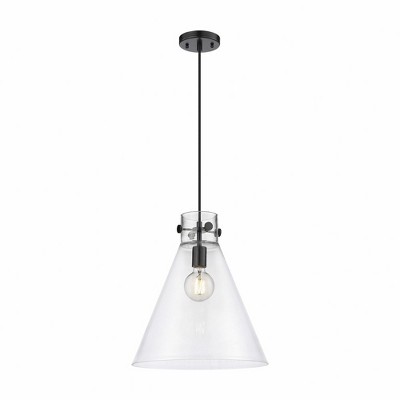 Newton Cone - 1 Light Pendant In Industrial Style-16.5 Inches Tall and 14 Inches Wide