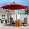 Syemin 9.5' Patio Umbrella with Base Included - 2 of 4
