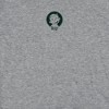 Curious George Classic Wink Women's Cap Sleeve Baby Rib Crop Top Athletic Heather - 3 of 4