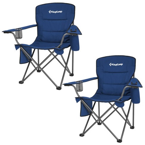  CAMPHILL Portable Camping Chair with Detachable Footrest  Portable Lounge Chair with Cup Holder and Storage Bag, Heavy Support 300lbs  : Sports & Outdoors