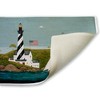 Stupell Industries Coastal Breeze Lighthouse Harbor Printed Plush Bath Mat And Bath Rug, Design By Warren Kimble, 18"X30" - 2 of 4