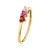 Pure Collection by Ross-Simons 1.70 ct. t.w. Multi-Gemstone Heart Ring in 14kt Yellow Gold - 3 of 4