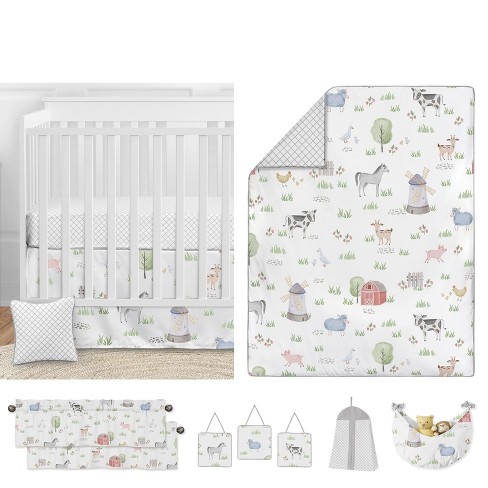 Cot bumper set discount girl